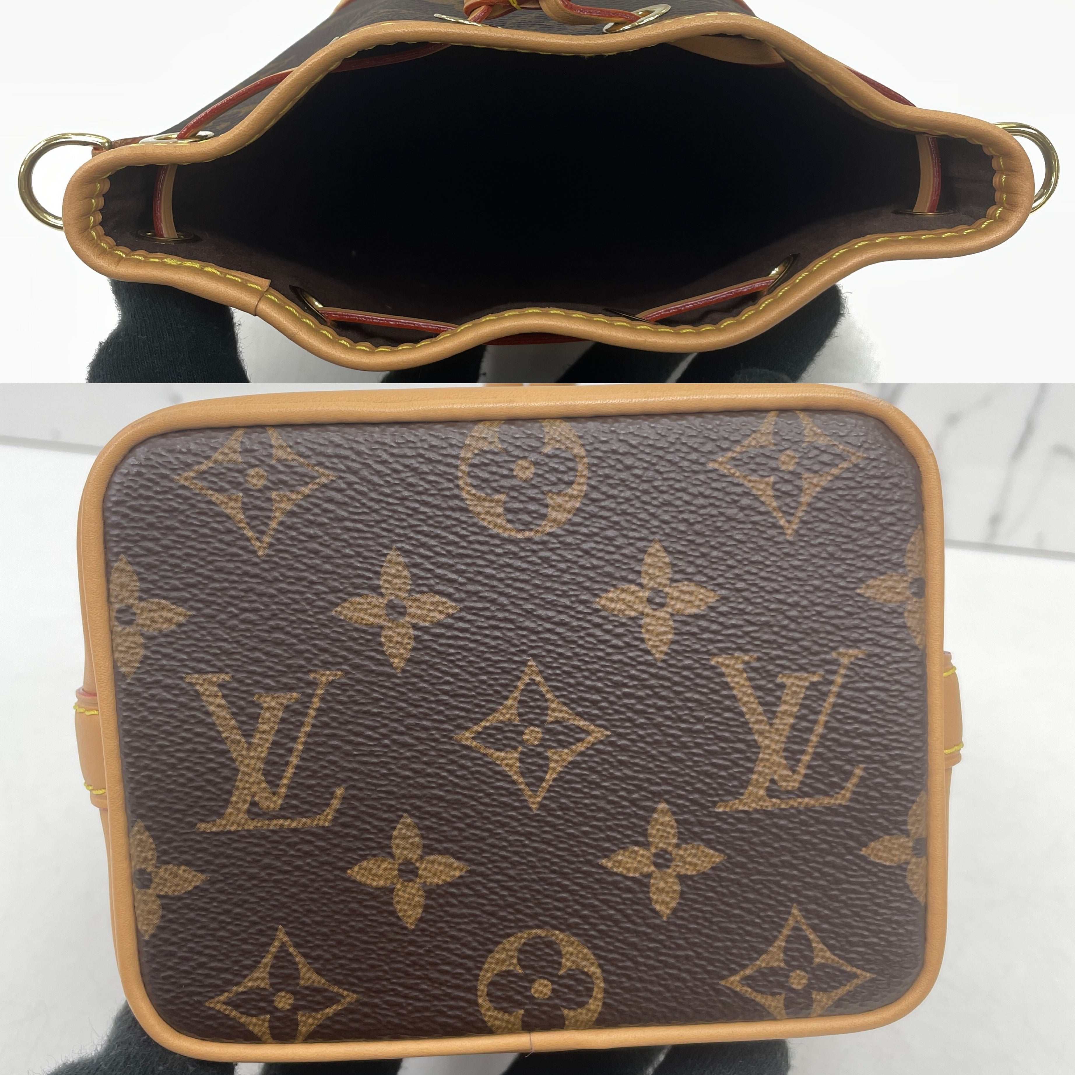Louis Vuitton Nano Noé — Brown Monogram Coated Canvas (RFID)